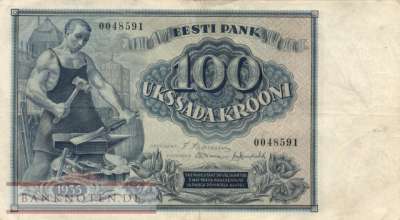 Estonia - 100  Krooni (#066a_VF)