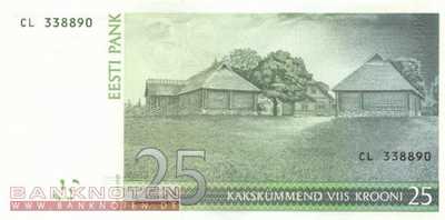 Estland - 25  Krooni (#087b_UNC)