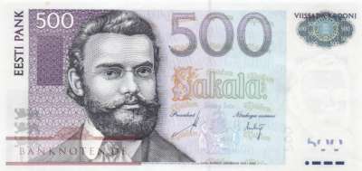 Estonia - 500  Krooni (#089_AU)