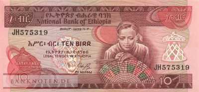 Äthiopien - 10  Birr (#038_AU)