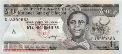 Ethiopia - 1  Birr (#046c_UNC)