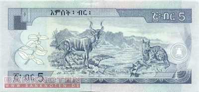 Ethiopia - 5  Birr (#047a_UNC)