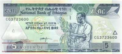 Äthiopien - 5  Birr (#047g_UNC)