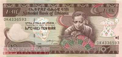 Ethiopia - 10  Birr (#048d_UNC)