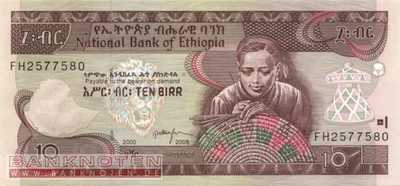 Ethiopia - 10  Birr (#048e_UNC)