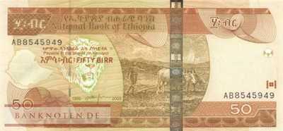 Ethiopia - 50  Birr (#051a_UNC)