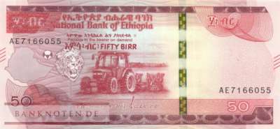 Äthiopien - 50  Birr (#054a_UNC)