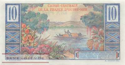 Französisch Äquatorial-Afrika - 10  Francs (#021_VF)