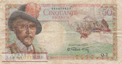 Französisch Äquatorial-Afrika - 50  Francs (#023_F)