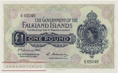 Falkland Inseln - 1  Pound (#008a_UNC)