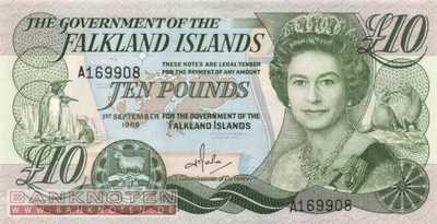 Falkland Islands - 10 Pounds (#014a_UNC)
