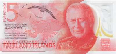 Falkland Inseln - 5  Pounds (#020_UNC)