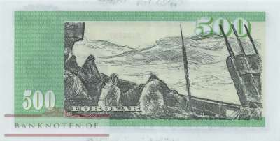 Faroer Inseln - 500  Krónur (#022a_UNC)