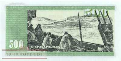 Faroe Islands - 500  Krónur (#022b_UNC)