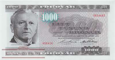 Faroer Inseln - 1.000  Krónur (#023e_UNC)