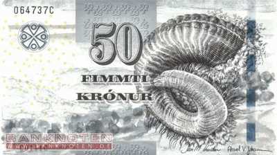 Faroe Islands - 50  Krónur (#029_UNC)