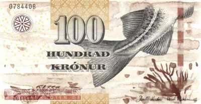 Faroer Inseln - 100  Krónur (#030_UNC)