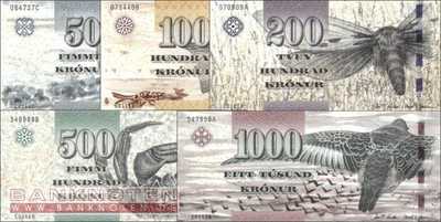 Faroe Islands: 50 - 1.000 Krónur (5 banknotes 2012)