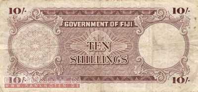 Fidschi Inseln - 10  Shillings (#052d_F)