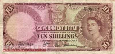 Fiji - 10  Shillings (#052d_F)