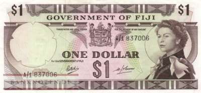 Fidschi Inseln - 1  Dollar (#059a_VF)