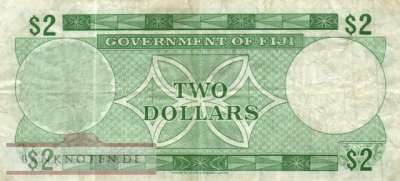 Fidschi Inseln - 2  Dollars (#060a_VG)