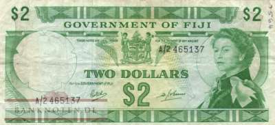 Fidschi Inseln - 2  Dollars (#060a_VG)