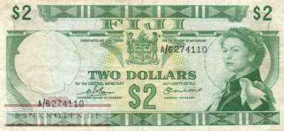 Fidschi Inseln - 2  Dollars (#072b_F)