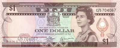 Fiji - 1  Dollar (#076a_UNC)