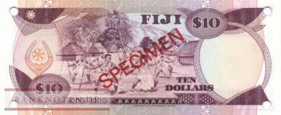 Fiji - 10  Dollars - SPECIMEN (#084s2_UNC)