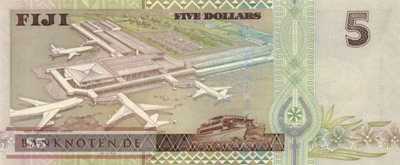 Fiji - 5  Dollars (#105a_UNC)