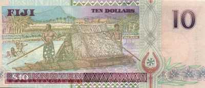 Fidschi Inseln - 10  Dollars (#106a_UNC)