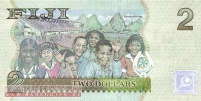 Fiji - 2  Dollars (#109b_UNC)