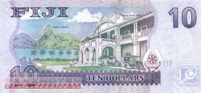 Fidschi Inseln - 10  Dollars (#111a_UNC)