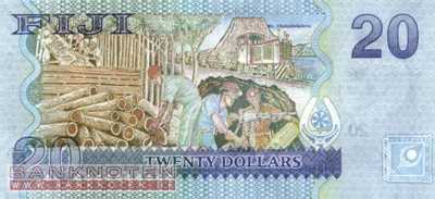 Fiji - 20  Dollars (#112a_UNC)