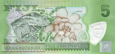 Fiji - 5  Dollars - Polymer (#115a_UNC)