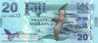 Fidschi Inseln - 20  Dollars (#117_UNC)