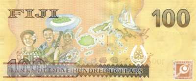 Fidschi Inseln - 100  Dollars (#119b_UNC)