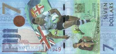 Fiji - 7  Dollars (#120_UNC)