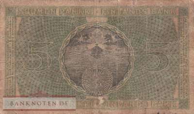 Finland - 5  Markka (#036-10_VG)