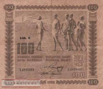 Finland - 100  Markka (#065a-29_F)