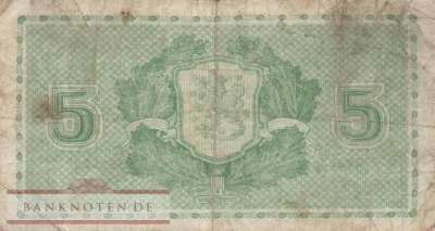 Finland - 5  Markkaa (#069a-3_VG)