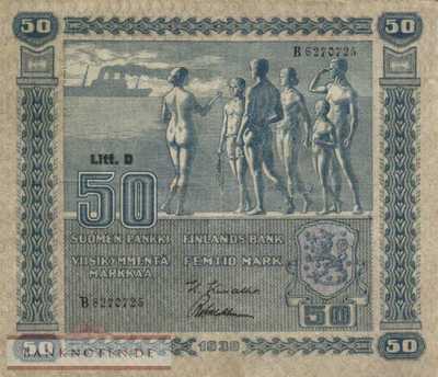 Finnland - 50  Markkaa (#072a-U4_VF)