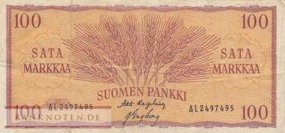 Finland - 100  Markkaa (#097a-17_VF)