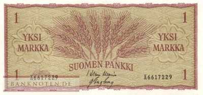 Finland - 1  Markkaa (#098a-2_UNC)
