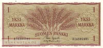 Finnland - 1  Markkaa (#098a-33_UNC)