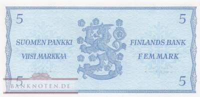 Finnland - 5  Markkaa (#106Aa-7_UNC)
