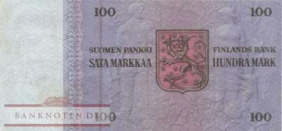 Finland - 100  Markkaa (#109a-53_VF)