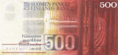 Finnland - 500  Markkaa (#120-7_UNC)