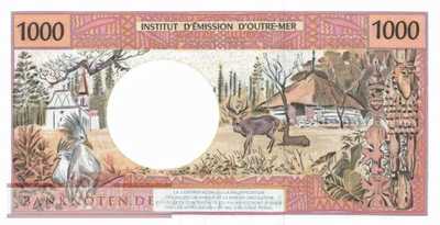 French Pacific Territories - 1.000  Francs (#002g_UNC)